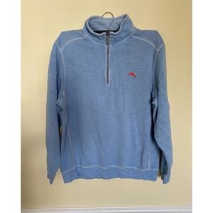 pull over sweatshirt tommy bahama size L blue